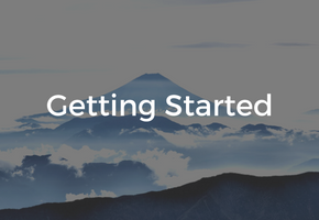 Home - Getting Started button